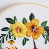 Embroidery Starter Kit for Beginners, Stamped Cross Stitch Kits with Embroidery Cloth, Embroidery Hoop, Needle and Instructions, Flower Bird Pattern - 3 of 4