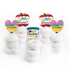 Big Dot of Happiness Teacher Retirement - Dessert Cupcake Toppers - Happy Retirement Party Clear Treat Picks - Set of 24 - 2 of 4