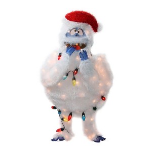 Northlight 32" Lighted Bumble with String Lights Outdoor Christmas Yard Decoration - 1 of 4