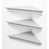 10.9" x 1.6" 3pk Providence Reilly Triangle Corner Shelf Set - Kiera Grace - 2 of 4