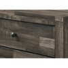 PAGED Contemporary Dresser for Bedroom Black Finish Storage Cabinet with Drawers for Living Room, Hallway, Office - 2 of 4