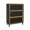Modern Freestanding Shoe Cabinet with Flip Drawers and Removable Shelf - Ideal for Entryway, Hallway, Living Room - 3 of 4