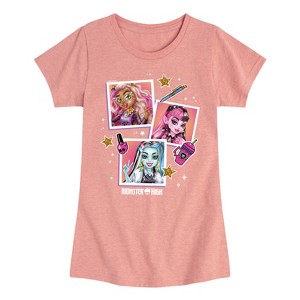 Girls' - Mattel - Girl Squad Pop Art Fitted Short Sleeve Graphic T-Shirt - 1 of 4