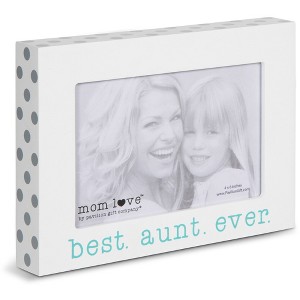 Pavilion Gift Company - Best Aunt  - 7.5" x 5.5" Frame (Holds 4" x 6" Photo) - Single Image Frames - 1 of 4