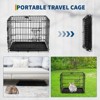 24 Inch Rabbit Cage, Portable Rabbit Carriers with Slide Out Tray, Top & Front Door - 4 of 4