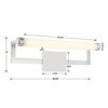 Crystorama Lighting Clinton 1 - Light Vanity in  Polished Nickel - 4 of 4