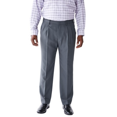 Big and tall 2025 pleated dress pants