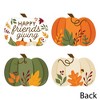 Big Dot of Happiness Fall Friends Thanksgiving - Pumpkin Decorations DIY Friendsgiving Party Essentials - Set of 20 - 3 of 4