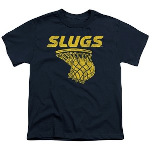 University Of California Santa Cruz Basketball Hoop Kids T-Shirt For Youth Navy - 1 of 4