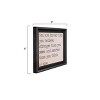 Storied Home 9" x 6" (Set of 4) Phrases Framed Wood Inspiration Phrases : Modern Canvas Wall Decor for All Ages - 3 of 4