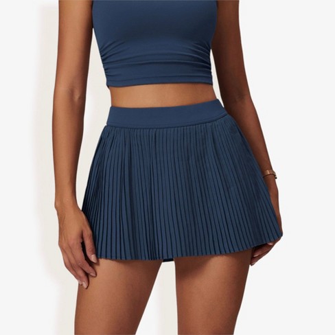 Anna-Kaci Women's High Waist Layered Active Shorts with Inner Compression Liner and Wide Elastic Waistband