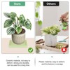 Unique Bargains Ceramic Durable Indoor Decorative Plant Saucer 2 Pcs - 4 of 4