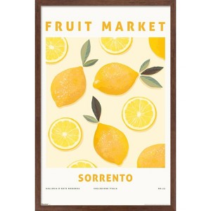 Trends International Reinders: Fruit Market - Sorrento Lemons Framed Wall Poster Prints - 1 of 4