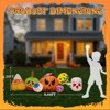 Angel Sar 8FT Halloween Inflatable with Pumpkins, Eyeballs & Candy, LED Lighted Outdoor Decoration for Lawn and Garden - 3 of 4