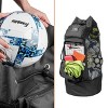 Heavy Duty Large Soccer Mesh Equipment Ball Bag w/Adjustable Shoulder Strap Design - 4 of 4