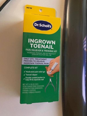 Dr. Scholl's Ingrown Toenail Pain Reliever And Trimming Kit : Target