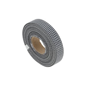 Unique Bargains Ribbon Plaid Pattern Polyester 393.7"x0.79" 1 Pc - 1 of 4