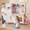 Infans Kids Kitchen Playset w/ Apron Stoves Hood Oven Ice Maker Microwave Telephone - 4 of 4