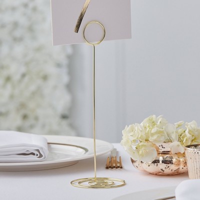 Metal Table Number Holder Party Decorations