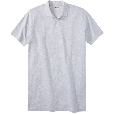 KingSize Longer-Length Shrink-Less Piqué Polo Shirt