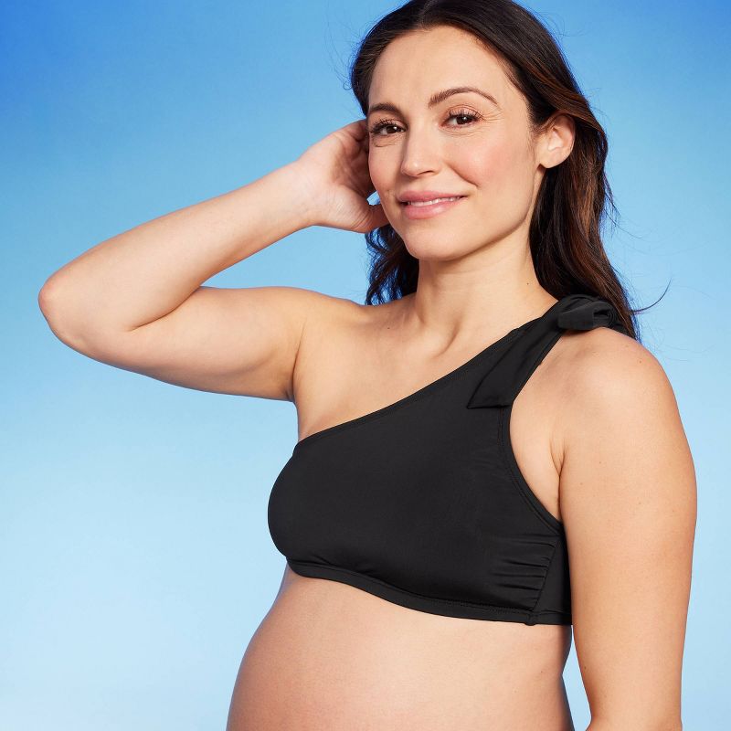 Asymmetrical Bikini Maternity Top - Isabel Maternity by Ingrid & Isabel™, 3 of 4