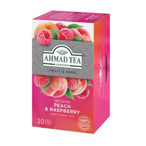 Ahmad Peach and Raspberry Herbal 20ct tea bags - 1 of 1