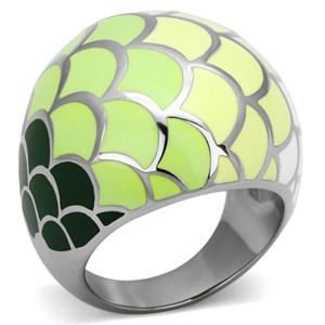 Slickblue Multi-Color Epoxy Stainless Steel Ring, Sleek Finish, Ideal for Everyday Wear for Women, size 5-10 - 1 of 4