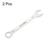 Unique Bargains 3Cr13 Stainless Steel Metric Thin Combination Wrenches 2 Pcs - 3 of 4