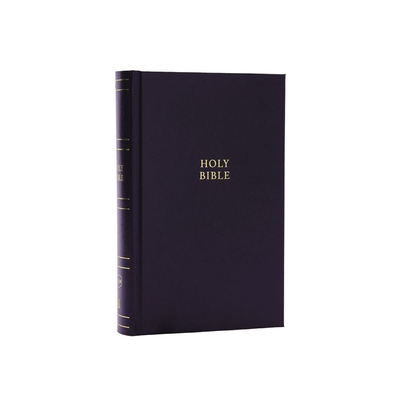 NKJV Personal Size Large Print Bible with 43,000 Cross References, Black Hardcover, Red Letter, Comfort Print - by  Thomas Nelson, 1 of 2
