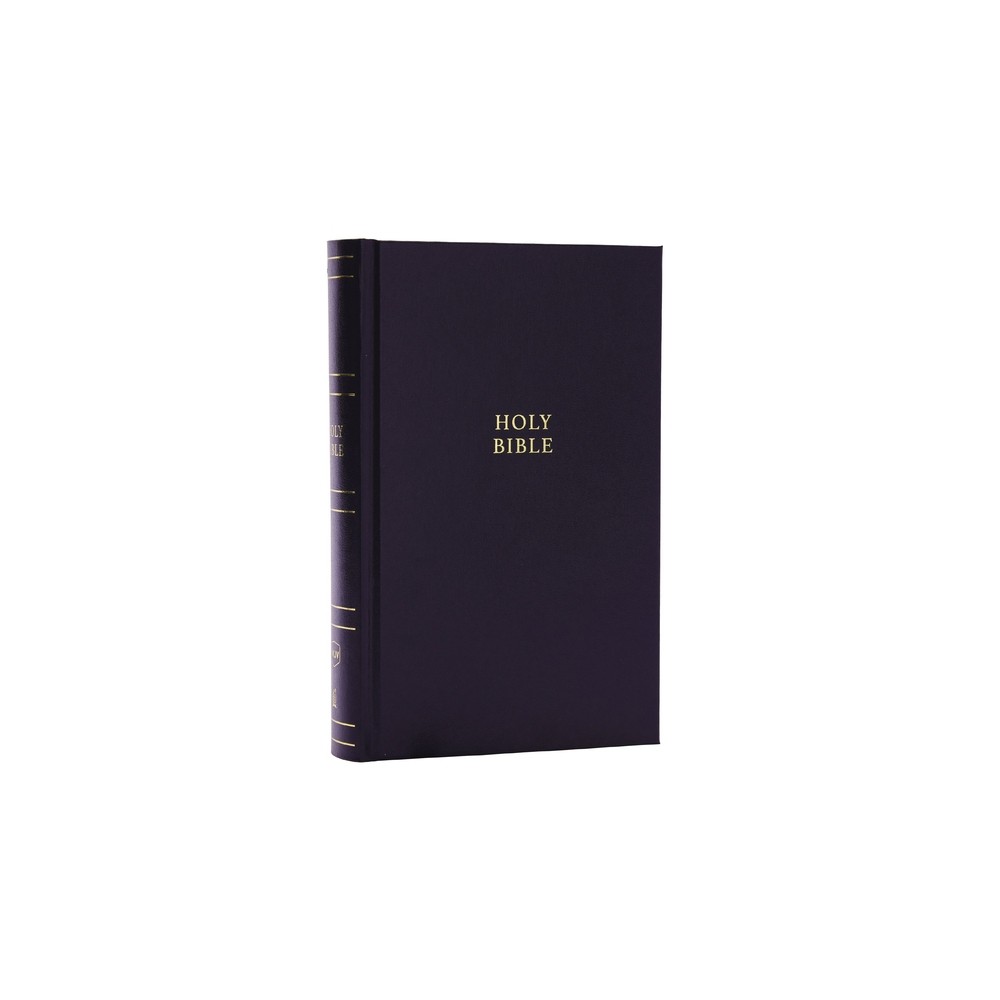 NKJV Personal Size Large Print Bible with 43,000 Cross References, Black Hardcover, Red Letter, Comfort Print - by Thomas Nelson
