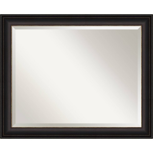 32" x 26" Trio Framed Wall Mirror Oil Rubbed Bronze - Amanti Art: Beveled, No Assembly Required - image 1 of 4