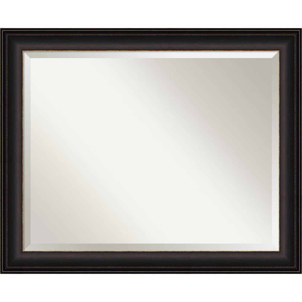 Photos - Wall Mirror 32" x 26" Trio Framed  Oil Rubbed Bronze - Amanti Art: Beveled,