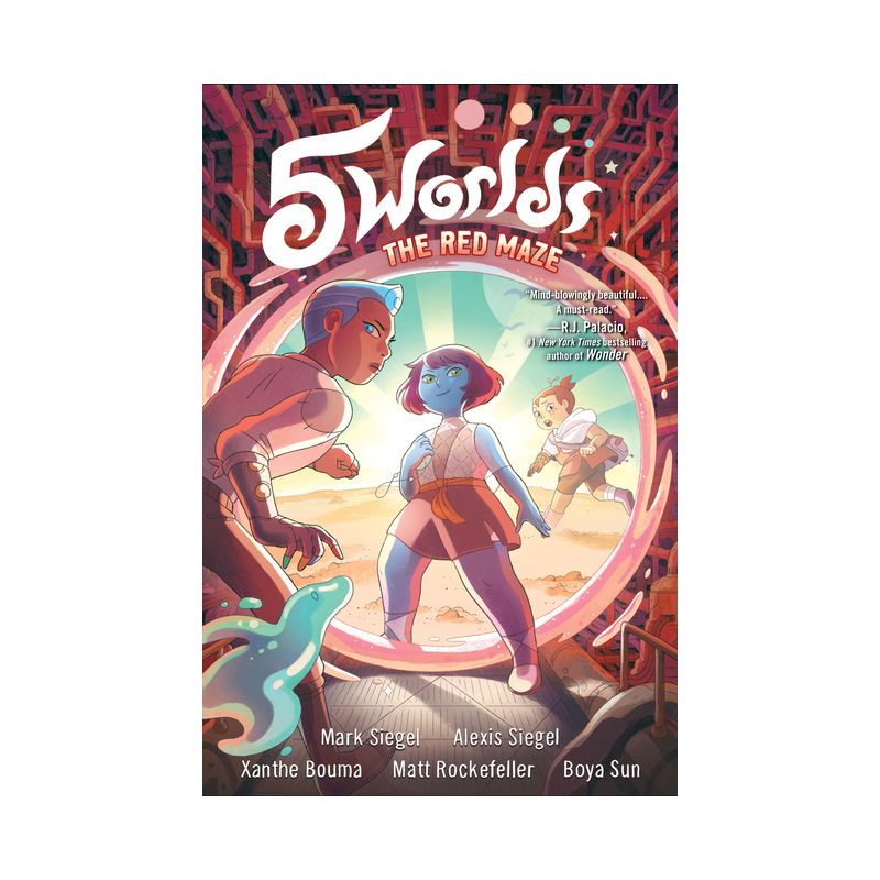 5 Worlds Book 3: The Red Maze - by Mark Siegel & Alexis Siegel, 1 of 2