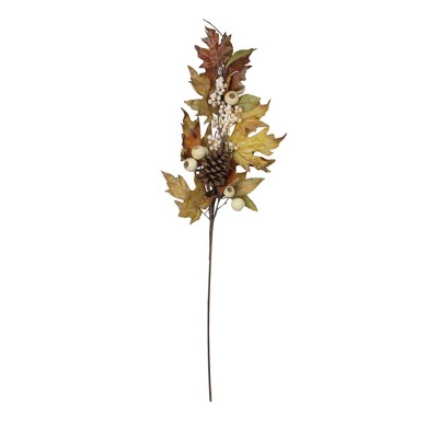 Raz Imports 30" Autumn Thanksgiving Leaf and Berry Artificial Fall Spray