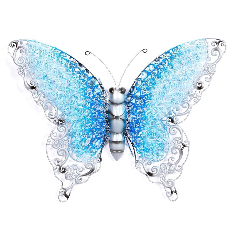 Eclectic Metal Butterfly Wall Decor - Olivia & May, 1 of 20