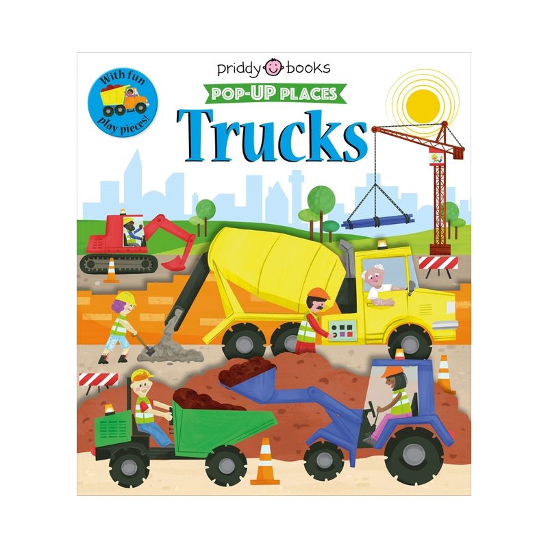 Pop-Up Places Trucks - (Pop Up Places) by  Roger Priddy (Board Book), 1 of 2