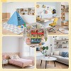 43.5 Inch Wide Storage Organizer with 8 Removable Bins & Multiple Cubbies, 4-Tier Storage Shelf for Books, and Crafts, Bookcase for Bedroom, Classroom - 4 of 4