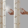 PAGED Metallic Print Total Blackout Curtains for Bedroom,Window Curtain Panels with Grommet Top,Curtains for Living Room,Machine Washable - 3 of 4