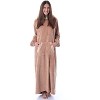 Star Wars The Mandalorian Baby Yoda Costume Adult Wearable Blanket Pullover Robe Brown - 4 of 4