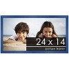 PosterPalooza | Classic Modern Blue Picture Frame - UV Acrylic, Backing Board, Hanging Hardware Included - 2 of 4