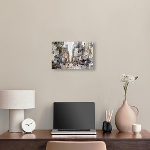Art Remedy In the City Minimalist collage style wall art Unframed - 1 of 4