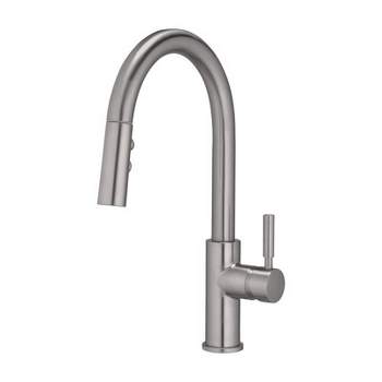 OakBrook Vela One Handle Brushed Nickel Pull-Down Kitchen Faucet Model No. 97553-0604