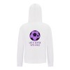 Everyday Kids Sports Collection Life-Is-Better-With-Goals Soccer Girls Zip Up Hoodie – Purple Heart Ball Graphic Sweatshirt - 2 of 4