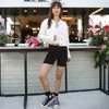 Anna-Kaci Women's Cropped Premium Denim Jacket for Casual Looks - 4 of 4