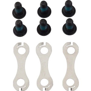 Shimano 6-Bolt Disc Rotor Fixing Unit 6 Rotor Bolts And 3 Non-Turn Washers - 1 of 1