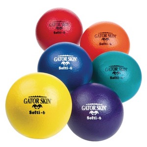 S&S Worldwide Gator Skin Softi Ball 6in Pk6 - 1 of 4