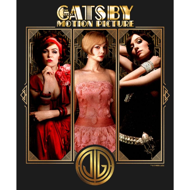 Juniors Womens The Great Gatsby Women Portraits Festival Muscle Tee, 2 of 5