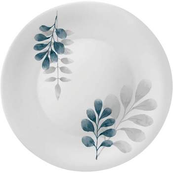 Bormioli Rocco White Moon Botanica Blue 10.75 Opal Glass Dinner Plate, Set  Of 6 : Target