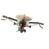 HomeRoots 11" Dark Green Metal Hand Painted Model Airplane Tabletop Sculpture - 4 of 4
