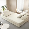 Dolonm 86.6" Boneless Compressed Sofa，Chenille 3-in-1 Convertible Bed/Chaise/Game Mat，No Assembly，for living room/bedroom - 4 of 4